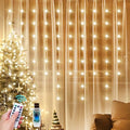 Star Curtain Lights, 70 Stars, Warm White