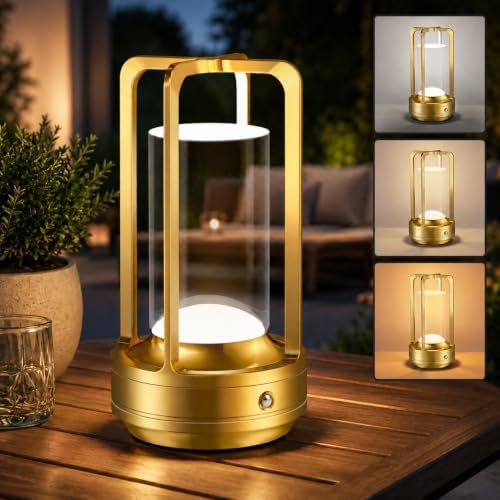 Rechargeable Portable Table Lamp, 3 Colors