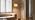 75" Dimmable Arc Floor Lamp with Marble Base, Beige