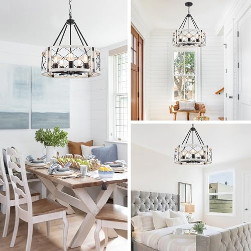 19.8 Inch 5-Light Rustic Farmhouse Chandelier