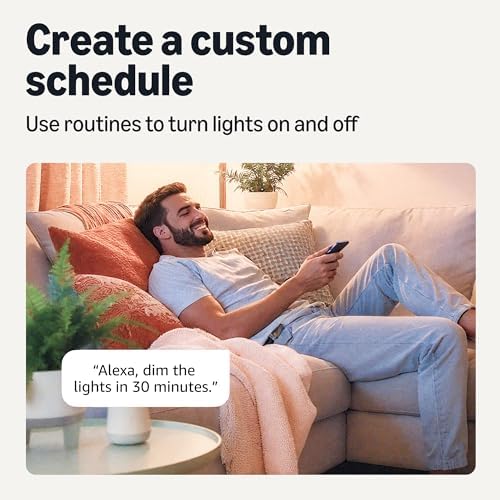 Amazon Basics Smart Recessed 5/6 Inch Downlight, Color Changing
