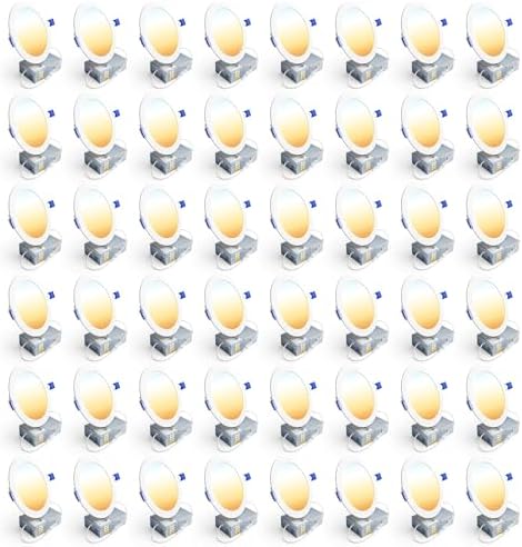 Ensenior 48 Pack 6 Inch LED Recessed Light