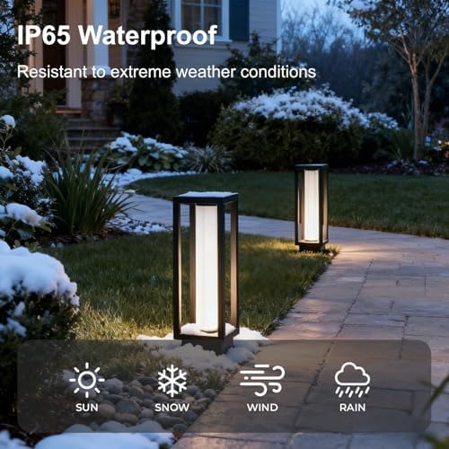 SkyGlow 15" 3-in-1 Outdoor Pathway Light, 3000K