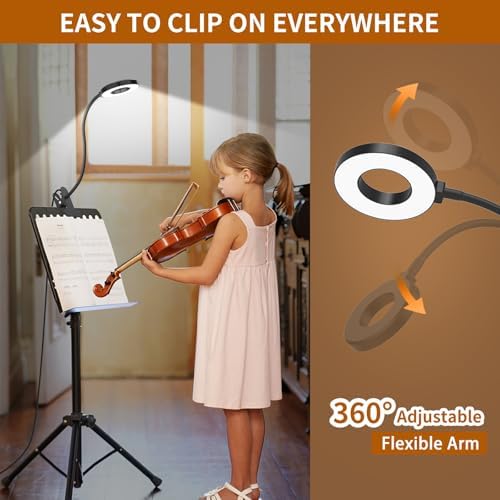 iZELL Desk Lamp, [3 Color Modes & 10 Brightness] LED Reading Light