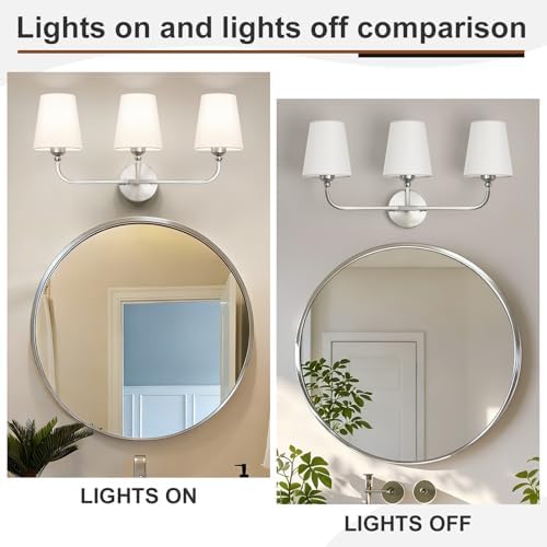 Brushed Nickel Bathroom Vanity Light