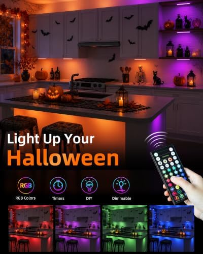 EZVALO 80RGB Color-Changing Under Cabinet LED Shelf Lights