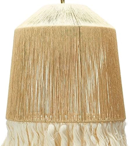 Coastal Pendant Lamp, Paper Rope Shade