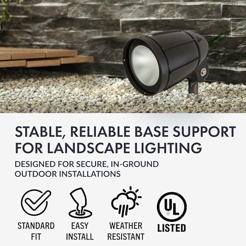 17" Outdoor Landscape Lighting Mounting Post, MPOST17