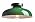 DIRYZON Industrial Green Semi Flush Mount Ceiling Light, 12-Inch
