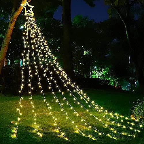 Waterfall Christmas String Lights, 317 LED