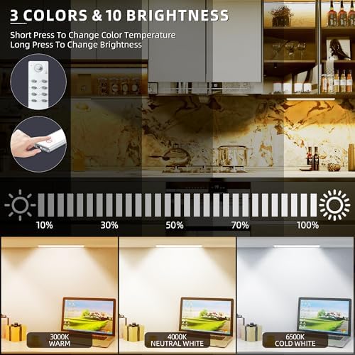 276 LED Under Cabinet Lights, 3 Pack 31.5 Inch