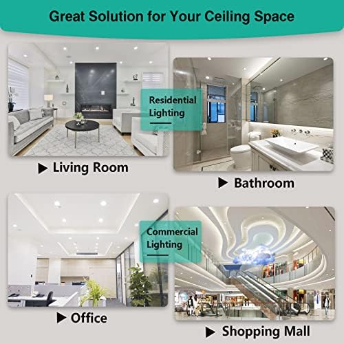 HiBay 8-Pack 4-Inch Canless LED Recessed Lighting