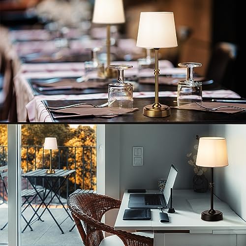 O'Bright Seraph Cordless LED Table Lamp, Black