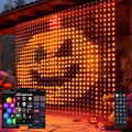 Dazzle Bright Smart Curtain Lights, 400LED 6.6FT x 6.6FT Color