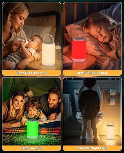 Hensam Rechargeable Dimmable Bedside Night Light