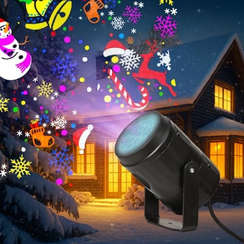 Christmas LED Projector Lights with Decorative Patterns