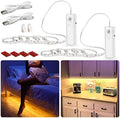 WOBANE Rechargeable Motion Sensor Warm White LED Strip Light