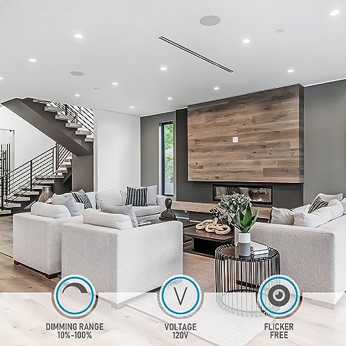 TORCHSTAR 6-Pack 4 Inch LED Recessed Lights