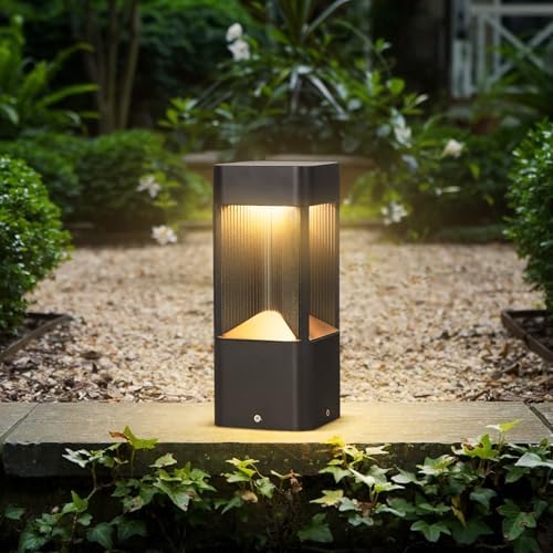 3000K Black LED Landscape Path Light, Waterproof