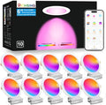 6 Inch RGBCW LED Recessed Lighting, 10 Pack