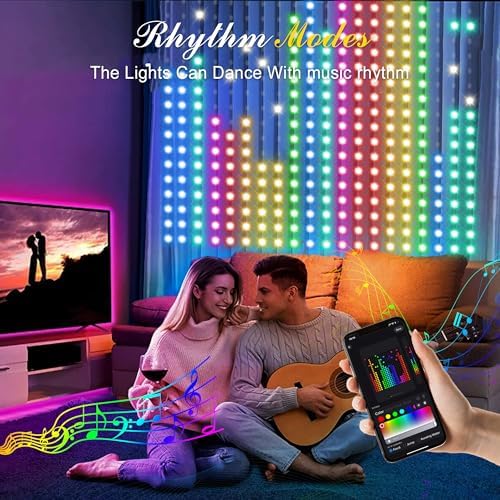 Smart Curtain Lights, 400 LED, 6.6 x 6.6 FT