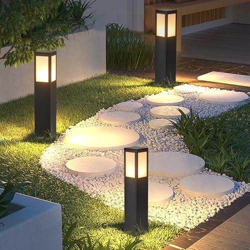 Outdoor Path Light, Post Lights,LED Bollard Lamp for Walkway, Garden