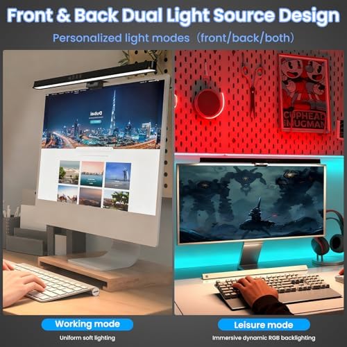 HomeBeyond USB LED Monitor Light Bar for Flat Screens
