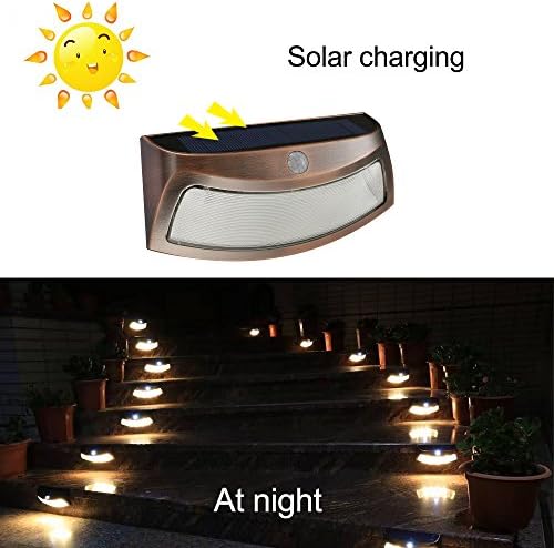 Solar Outdoor Step Light with PIR Motion Sensor
