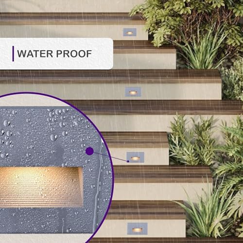 Ciata Indoor/Outdoor 5 Watt Horizontal Stair/Step Light, 3000K