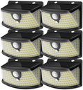 Aootek Solar Motion Sensor Lights, 120 LEDs, 6 Pack