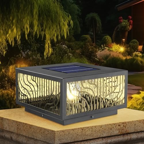 Waterproof Solar Pillar Light, 2700K