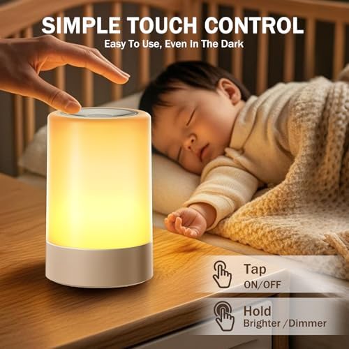 G Keni 2 Pack Rechargeable Baby Night Lights