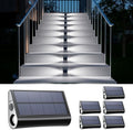 6-Pack Waterproof Solar Step Lights, Cool White