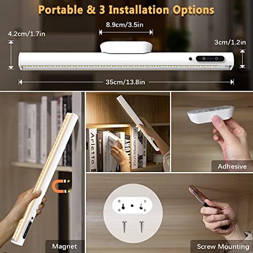 Rechargeable Magnetic LED Light Bar, 4000mAh