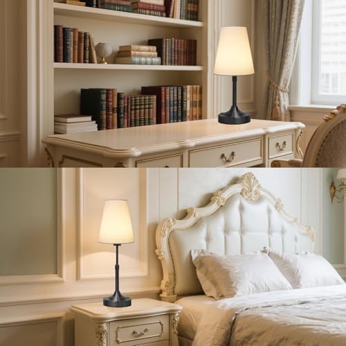 Black Portable Cordless Table Lamp, 2700-6000K