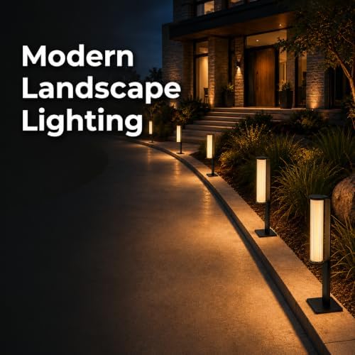 30.91" Tall Hardwired Path Light, 3000K Warm White, IP54 Walkway