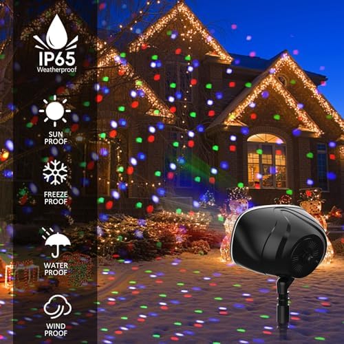 Christmas Snowfall Projector Lights Outdoor