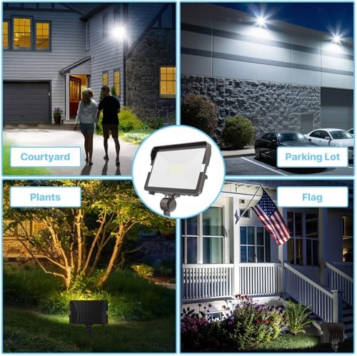 HYPERLITE 50W 2-Pack 5000K LED Flood Light