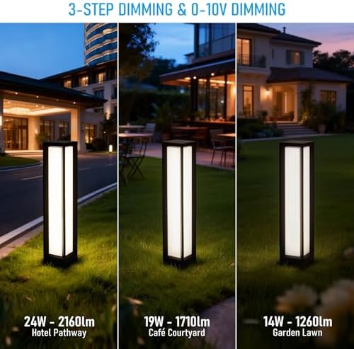 LEONLITE 5CCT 32" LED Bollard Pathway Light