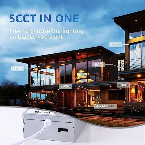 CycevSun 16 Pack 6 Inch Canless LED Recessed Lights