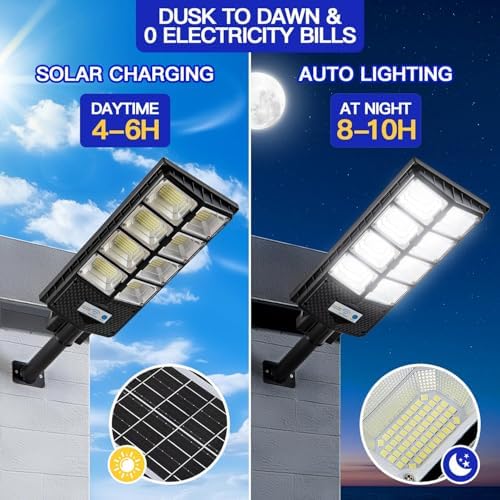Waterproof Solar Lights, Motion Sensor, Dusk to Dawn