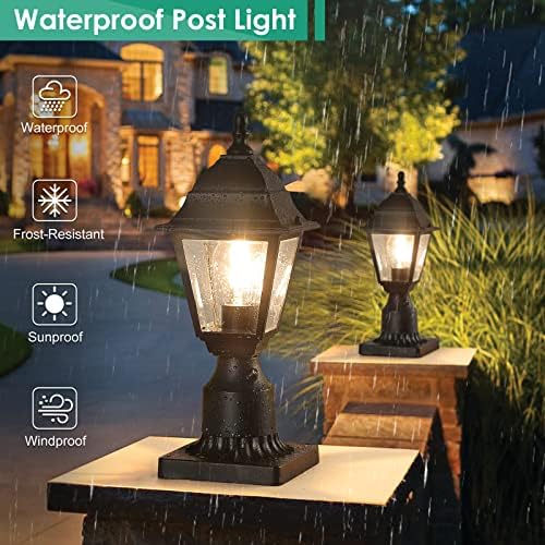 Dusk to Dawn Waterproof Outdoor Post Light