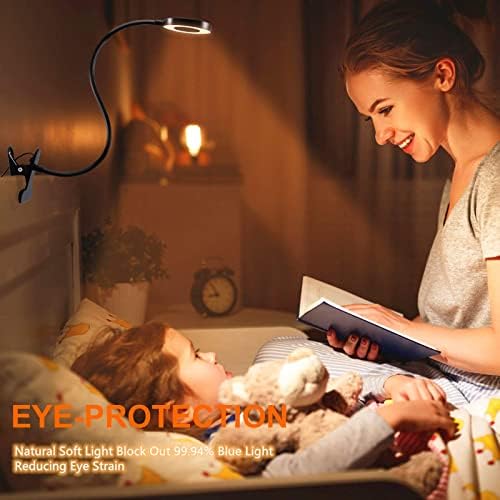 Dpower 48 LED USB Clip-On Reading Lamp, 3 Color Modes