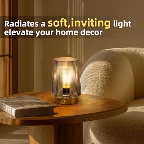 MJ PREMIER Rechargeable Cordless Table Lamp