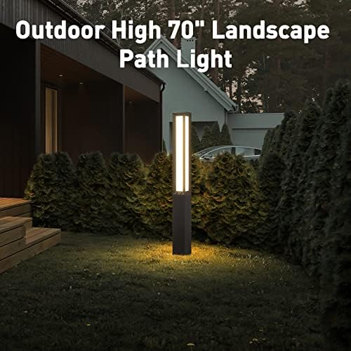 MVBT 71" IP65 Waterproof Outdoor Bollard Path Lights