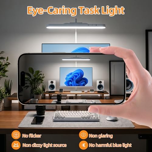 ShineTech Rechargeable Magnetic Clip-on Desk Lamp