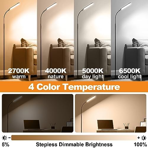 marctronic 18W LED Floor Lamp with Remote