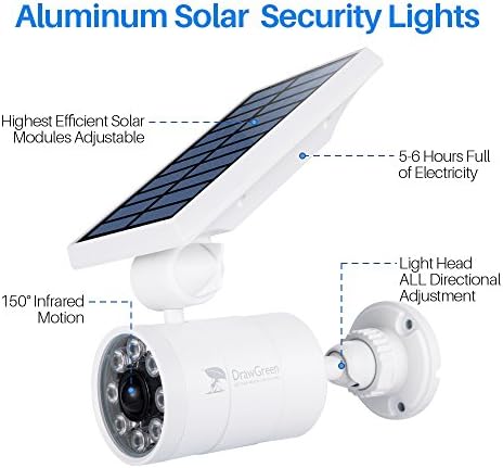 Solar Motion Sensor Light Outdoor Waterproof of 2, Solar Motion Lights