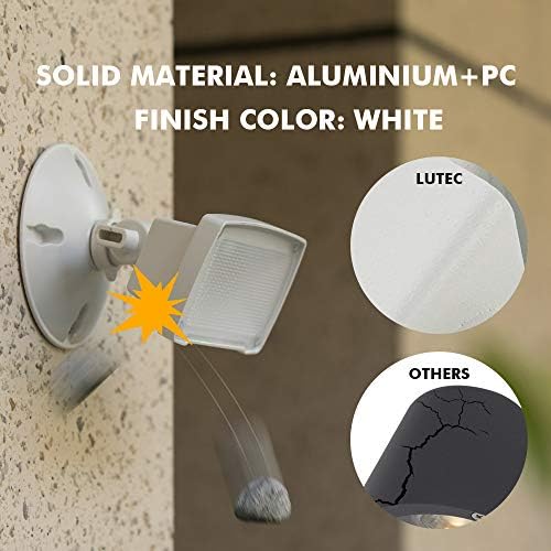 LUTEC 2-Pack 14W LED Flood Lights, 5000K