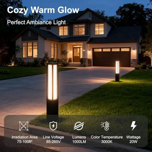 SkyGlow 32" 120V LED Bollard Light